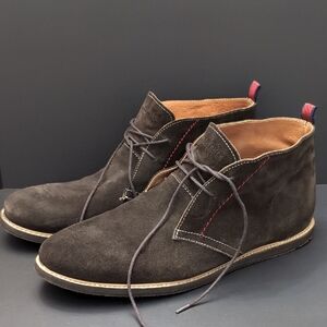 Men's Suede Lace-Up Boots